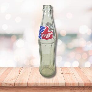 Thums Up 1990's Glass Soda Pop Vintage Bottle